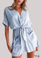 Belt V-Neck Boho Jumpsuit Collins